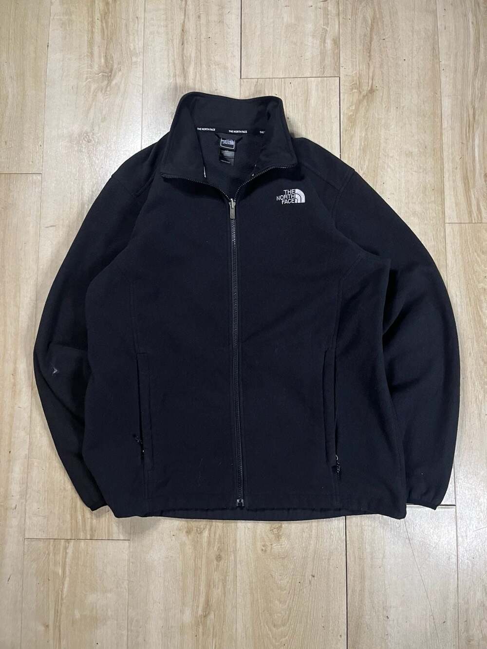 The North Face Men's Full Zip Fleece Jacket Black